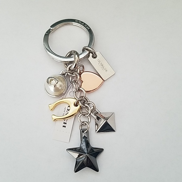 Coach Accessories - Coach Multi Charm Key Ring Fob Coach Accessories - Coach Multi Charm Key Ring Fob